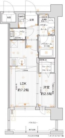 グランフォーレ博多マークプレイスの物件間取画像